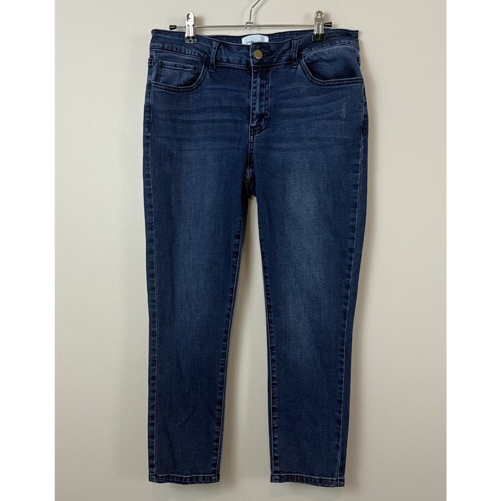 Prosperity Made In Blue Women’s Jeans Sz 29 Dark Wash Stretch Straight Leg Mid